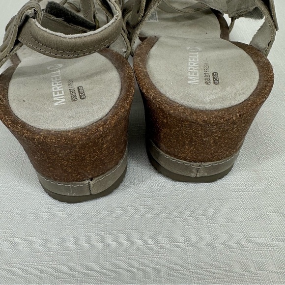 Merrell Women’s size 11 Revalli Aura Gray Wedge Sandals - Picture 5 of 15